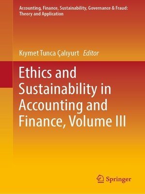cover image of Ethics and Sustainability in Accounting and Finance, Volume III